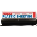 Poly-America Poly-America-Husky Plastic Sheeting Black 4ml 12ft x 100ft PF0412B